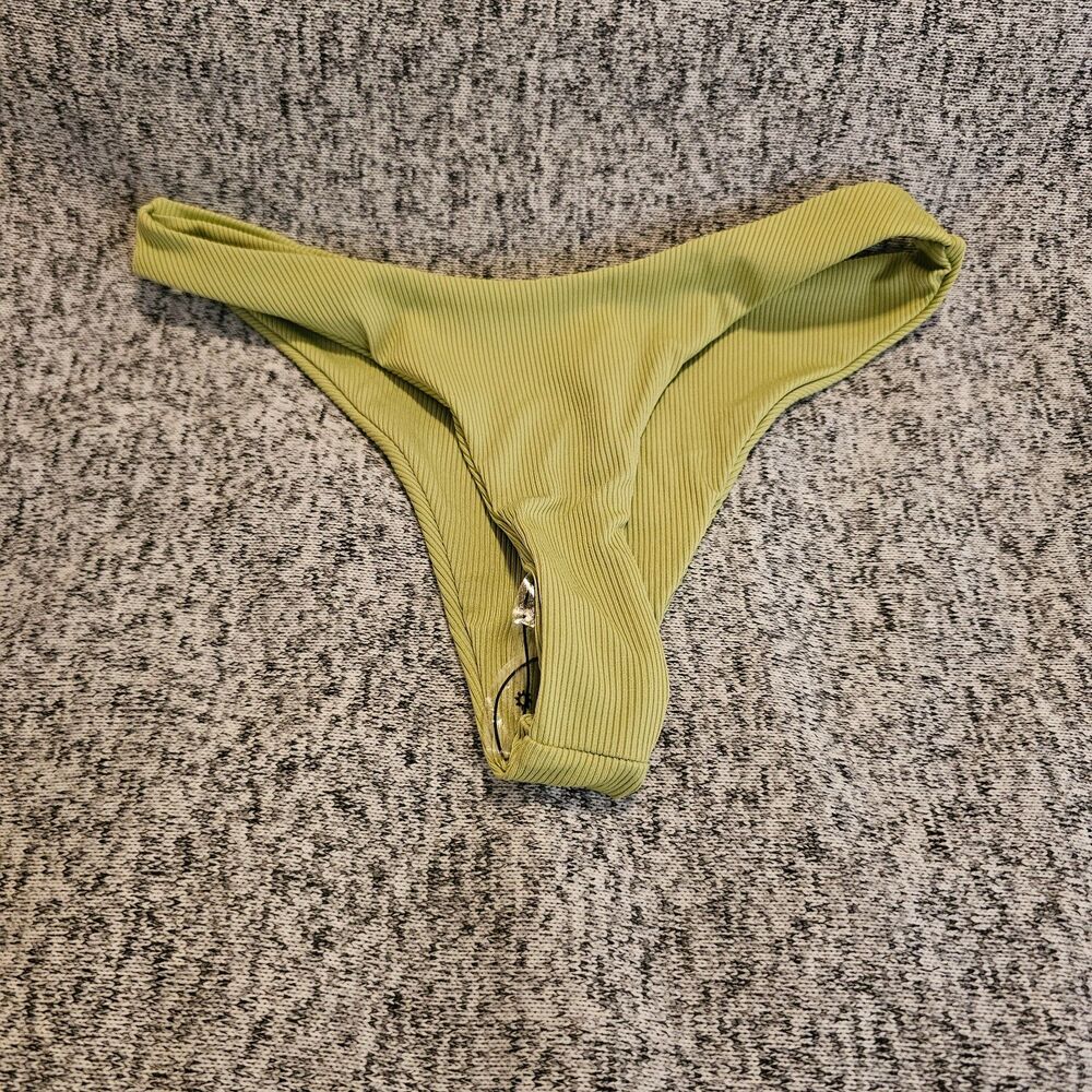 New Green Underwire Triangle Bikini Spaghetti Pushup Swimsuit Cheeky Two Piece - Picture 6 of 9